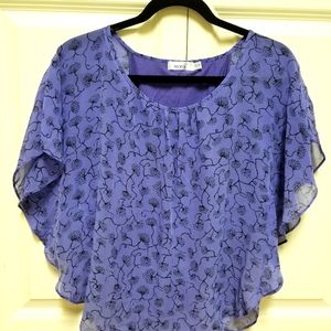 Flowy Violet Blouse